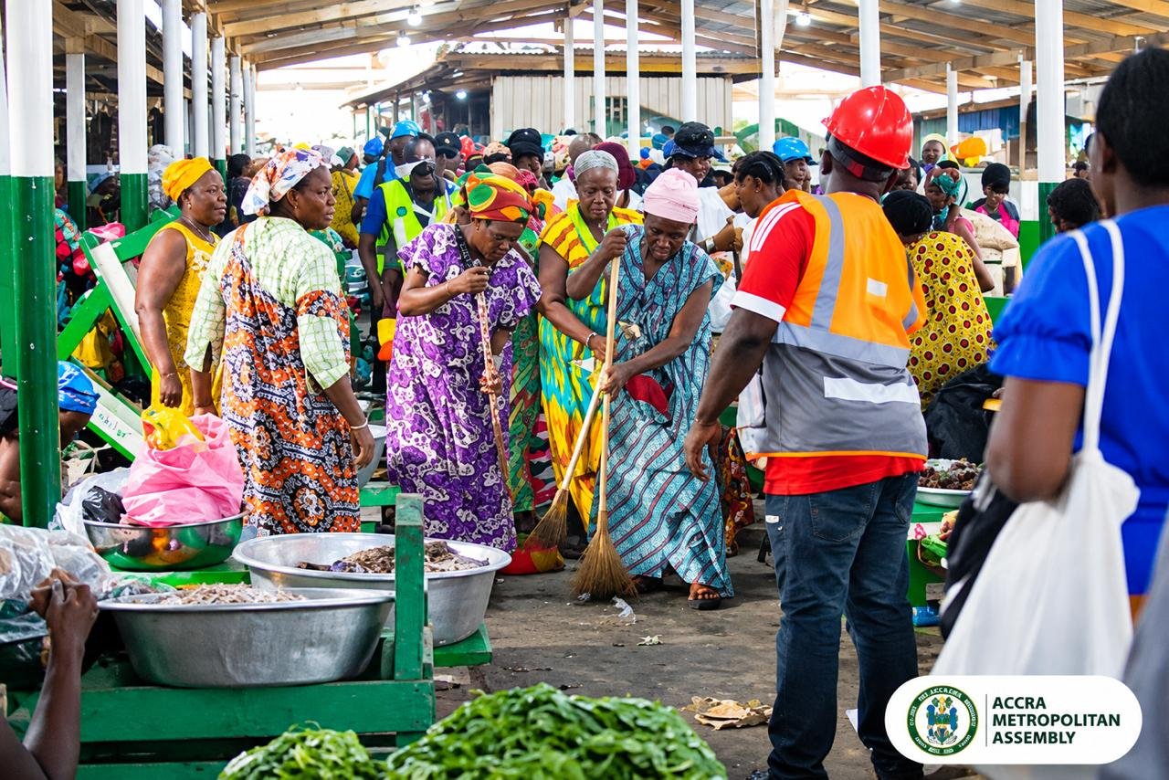 Accra Markets to Close for Six Hours as AMA Hosts October World Cleanup Day